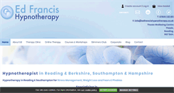 Desktop Screenshot of edfrancishypnotherapy.co.uk